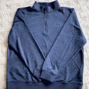 Under Armour 1/4 Zip Pullover Loose Fit Navy Size L